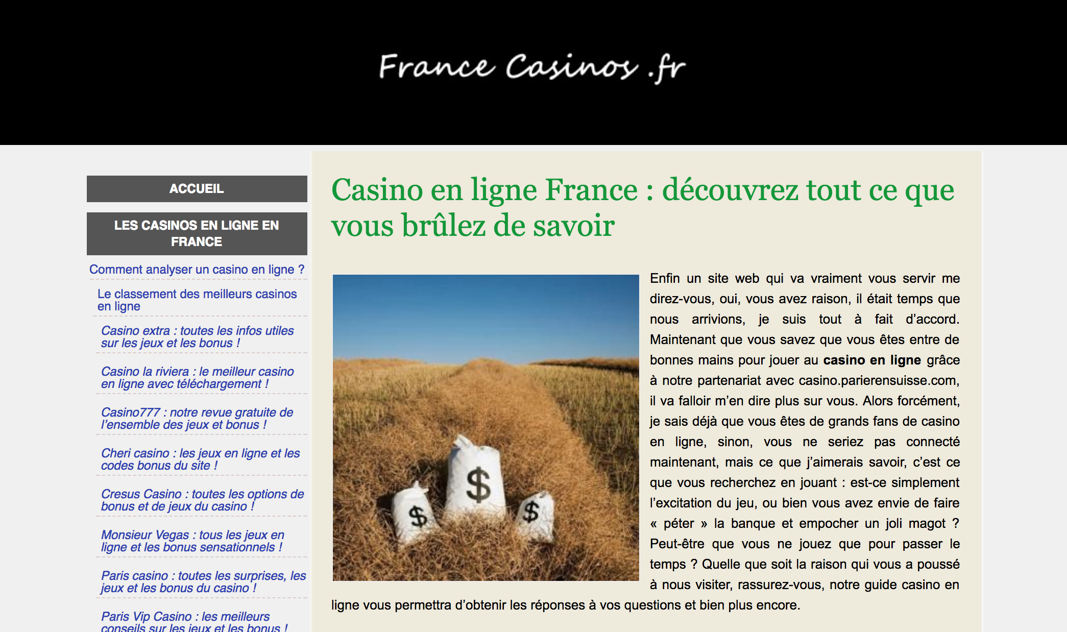 Casino en ligne france guide